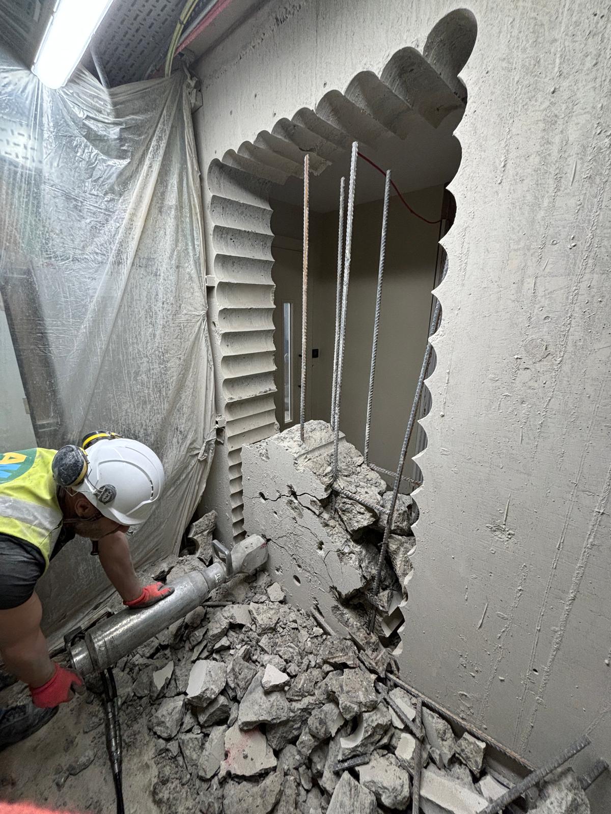 Bursting on site